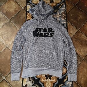 Star Wars Black and Gray Men's Hoodie